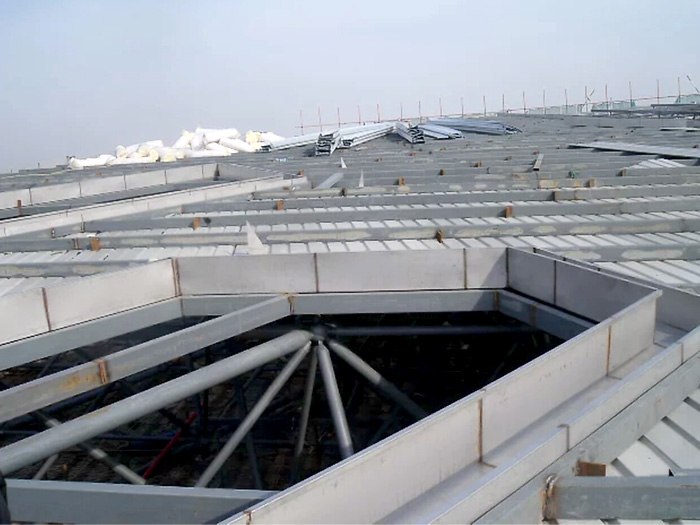 广西安吉县体育馆网架